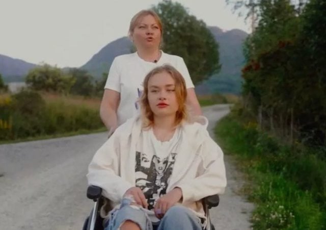 Maria Kovalchuk e sua madre