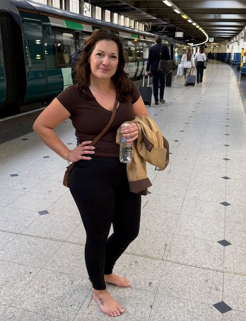 Brittany Balinski e due dei suoi figli