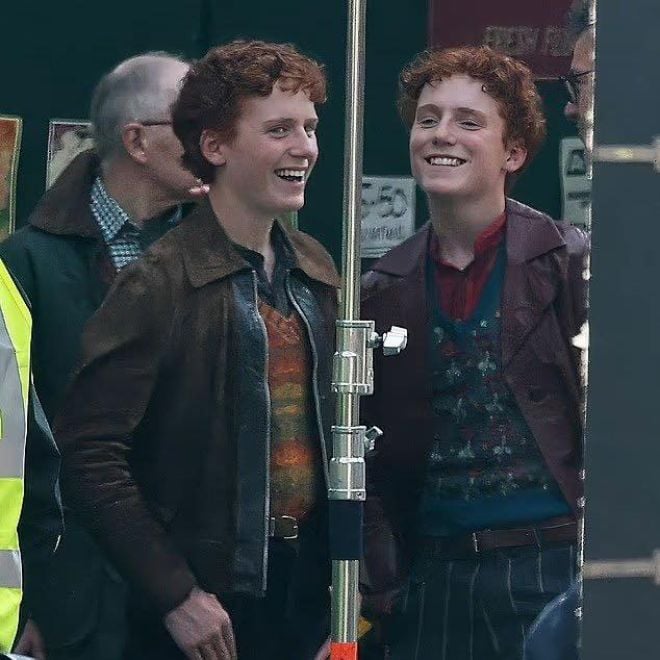 Le riprese della serie