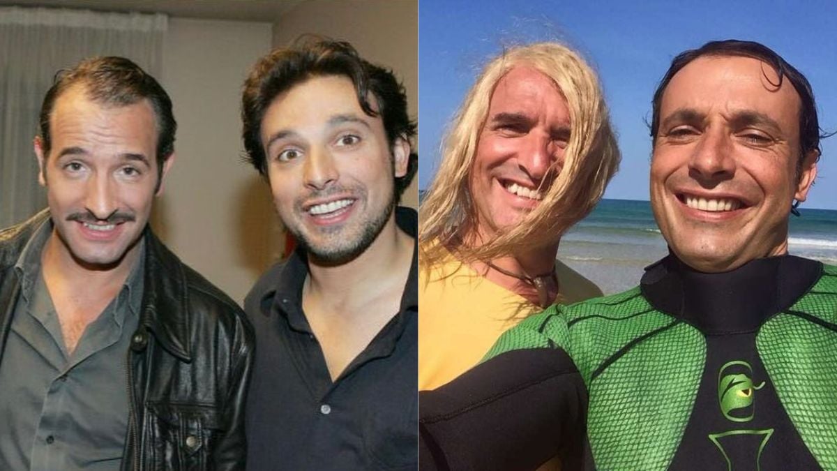 Jean Dujardin e Bruno Salomone