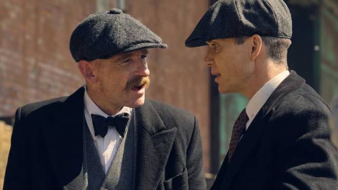 Paul Anderson e Cillian Murphy in Peaky Blinders