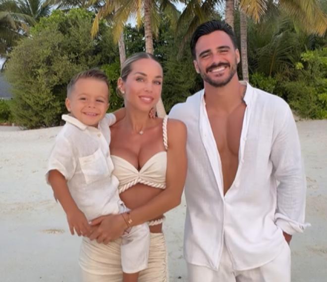 Maddy Burciaga e la sua famiglia a Mauritius