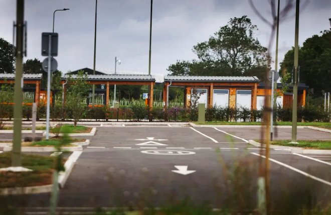 Il park and ride da 850 posti a Eynsham, vicino a Oxford