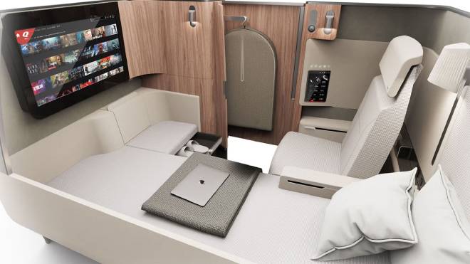 Progetto Sunrise aereo di prima classe