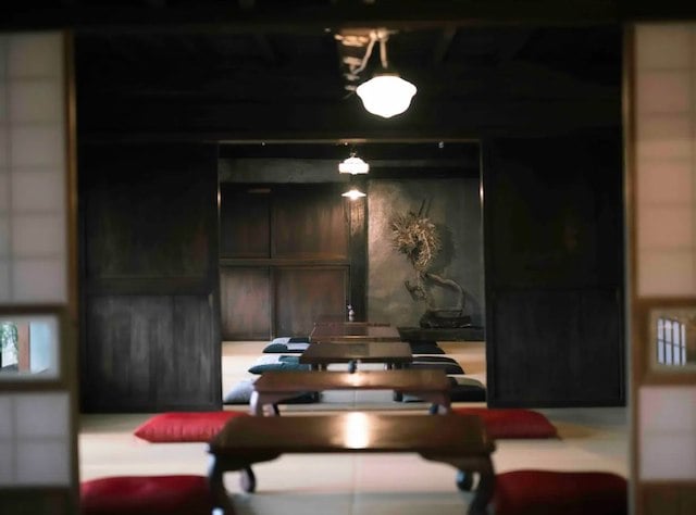 Interno di una casa di 180 anni nel villaggio di Kamijo