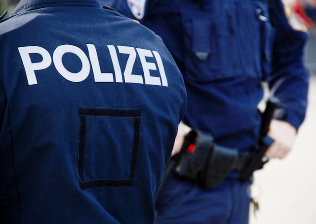Due agenti di polizia a Vienna