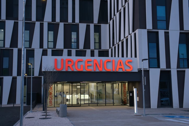 Pronto soccorso dell'ospedale spagnolo