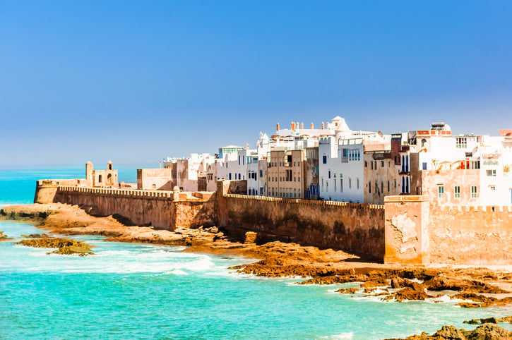 Una città marocchina sul mare