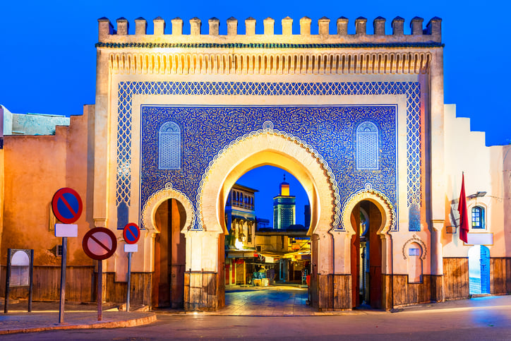 Una colorata città marocchina