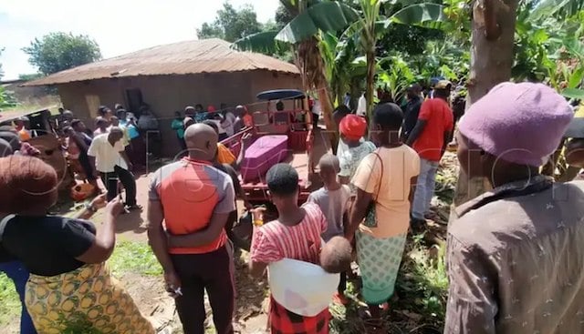 La sepoltura di Godwin Baguma