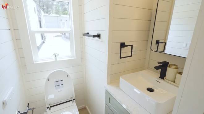Servizi igienici della tiny house Genesis