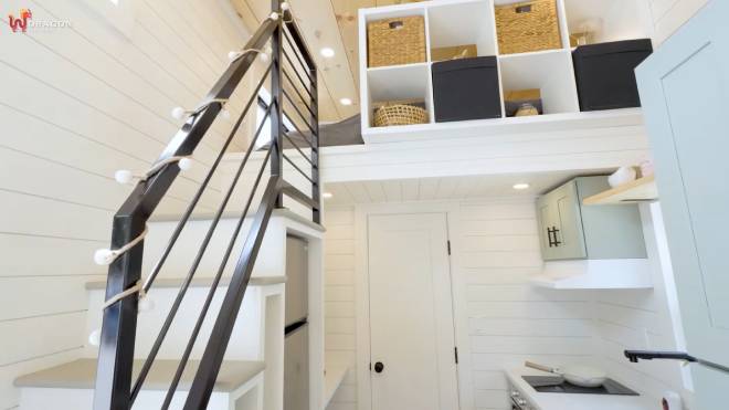 Soppalco della tiny house Genesis