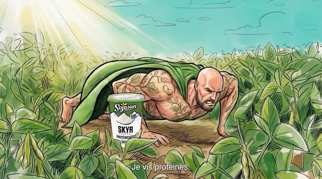 Sojaman, il supereroe di Sojasun