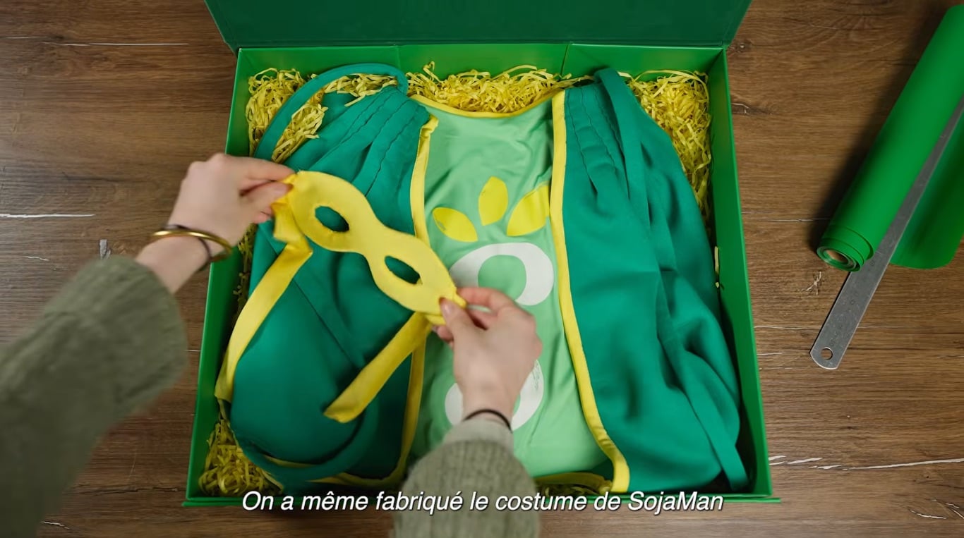 Sojaman, il supereroe di Sojasun