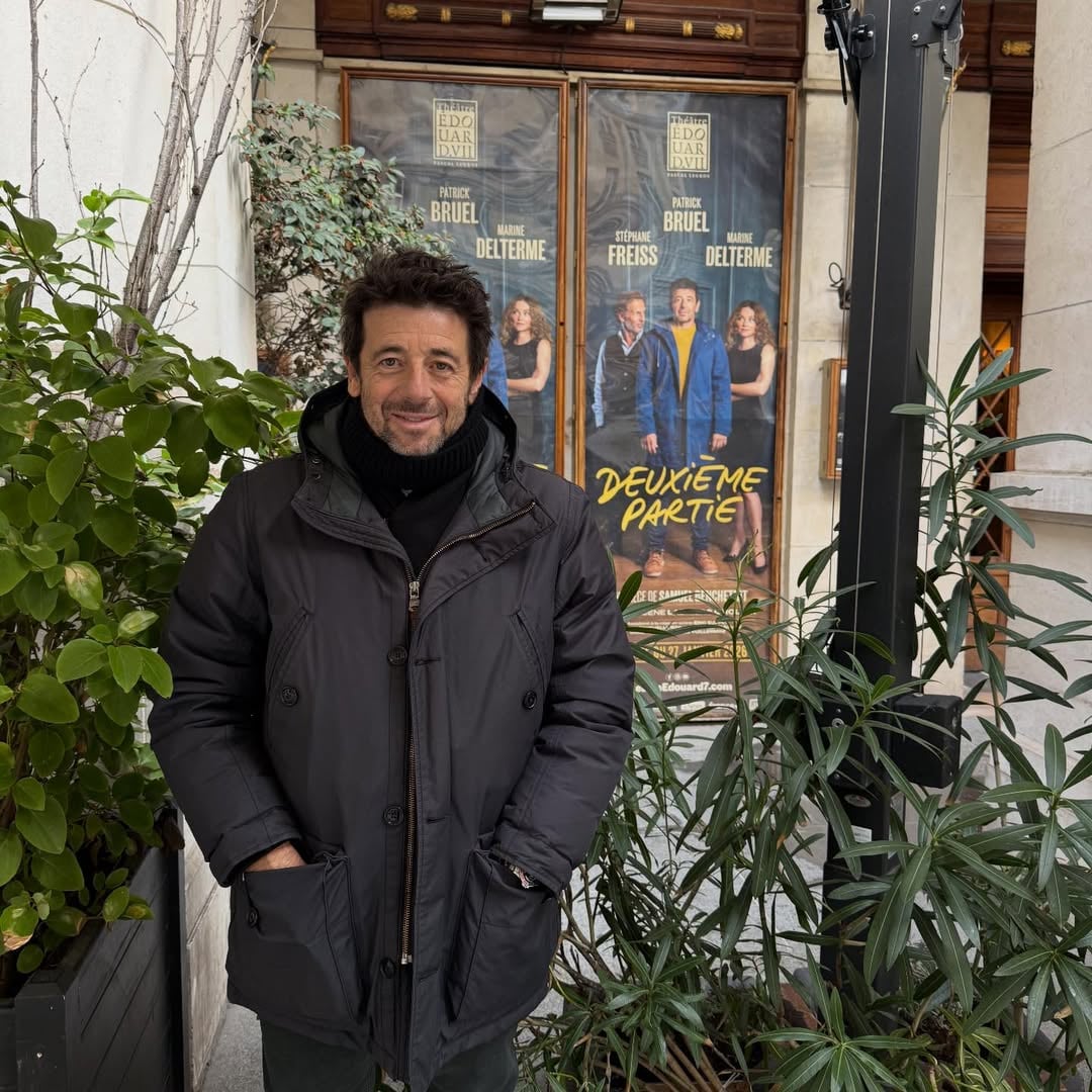 Il cantante Patrick Bruel, 67 anni