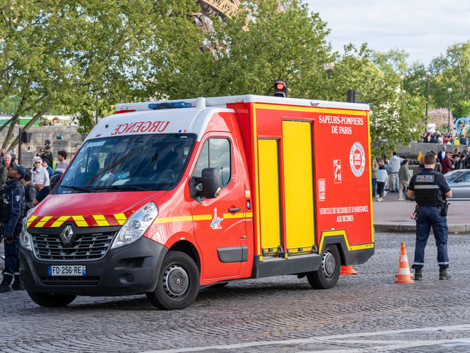 Un'ambulanza