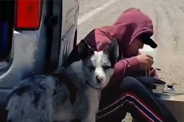 Chutou e l'uomo sospettato di averlo rapito