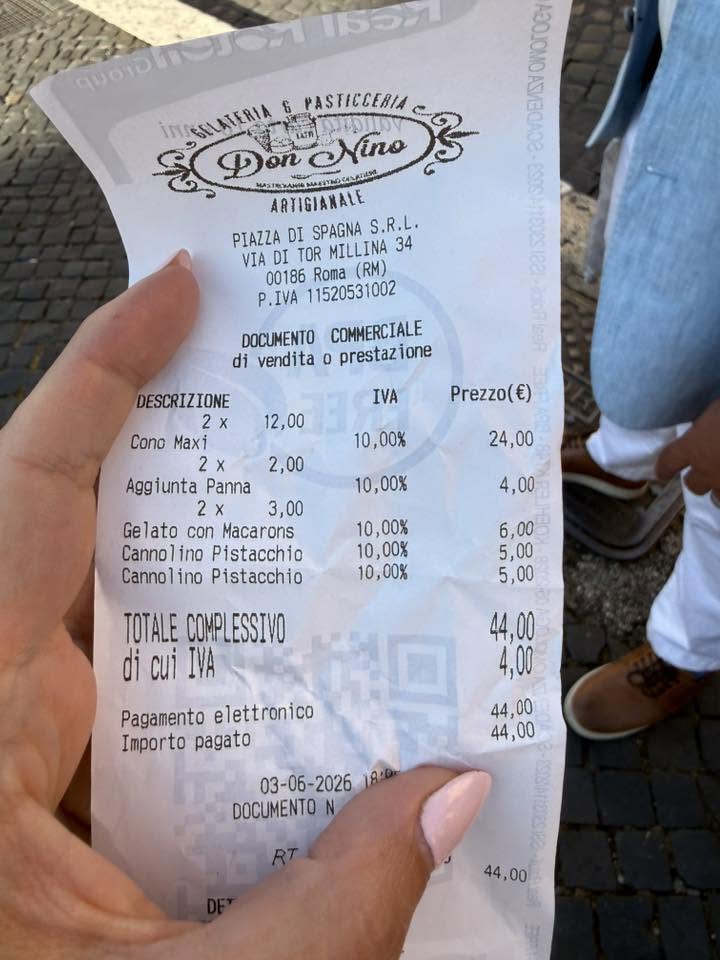 La ricevuta