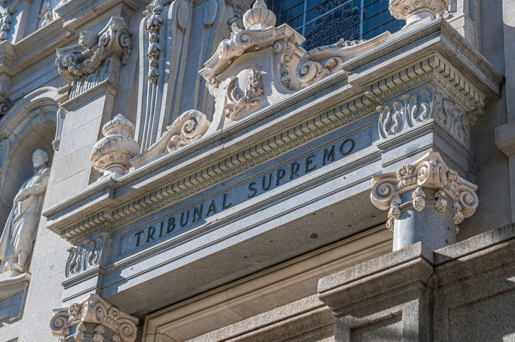 Facciata della Corte Suprema spagnola