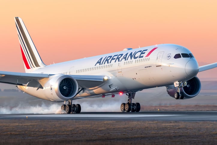 Un aereo dell'Air France
