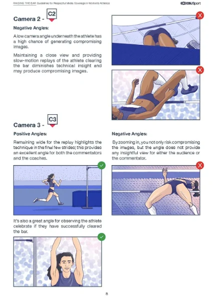 Alzare il livello: linee guida per una copertura mediatica rispettosa nell'atletica femminile