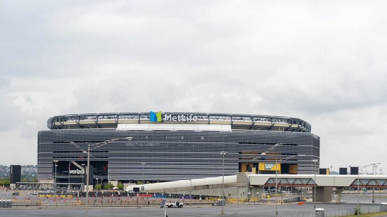 MetLife Stadium di East Rutherford, New Jersey, dove si terrà la finale della Coppa del Mondo FIFA, il 19 luglio 2026
