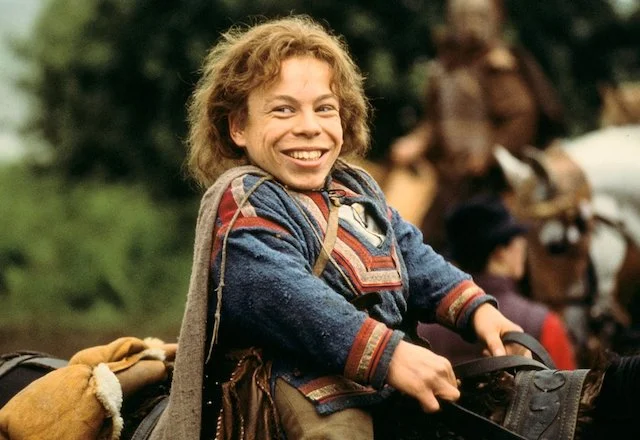 L'attore Warwick Davis in Willow