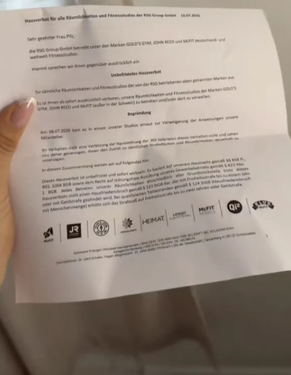 Edda Pilz, influencer del fitness
