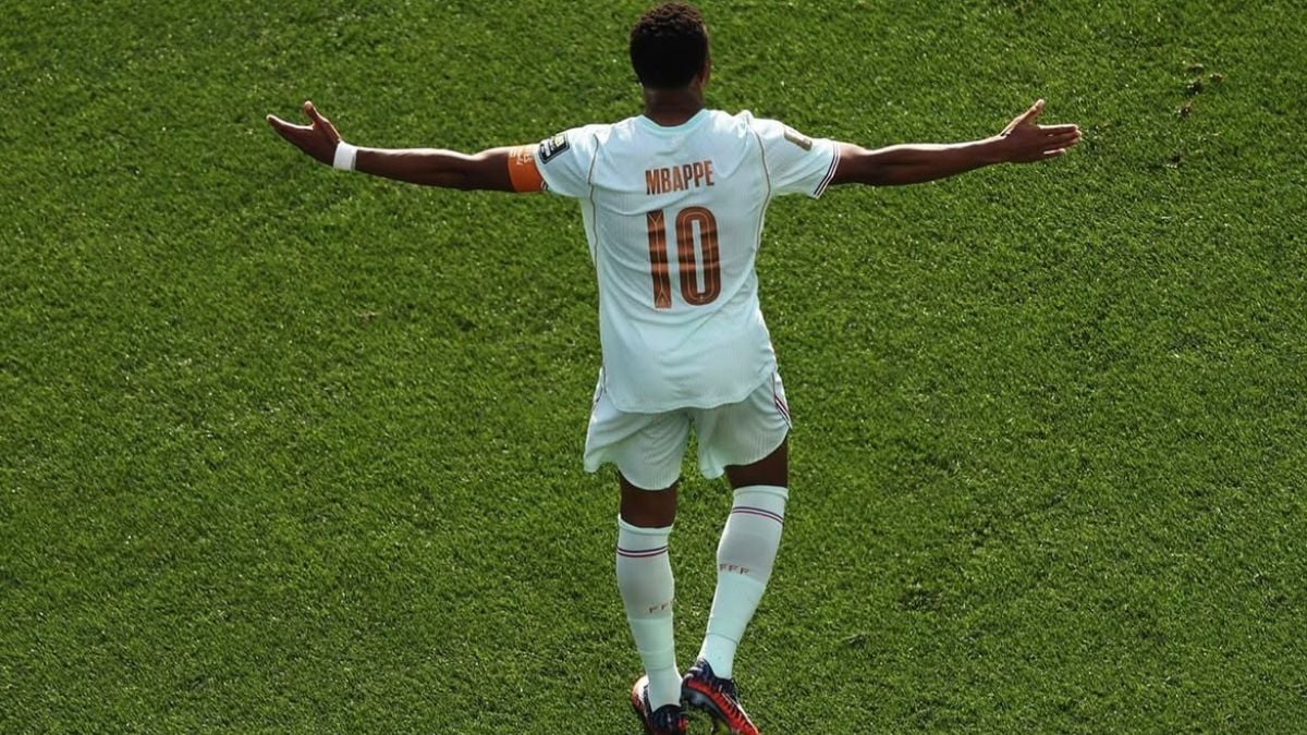 Il capitano della squadra francese Kylian Mbappé