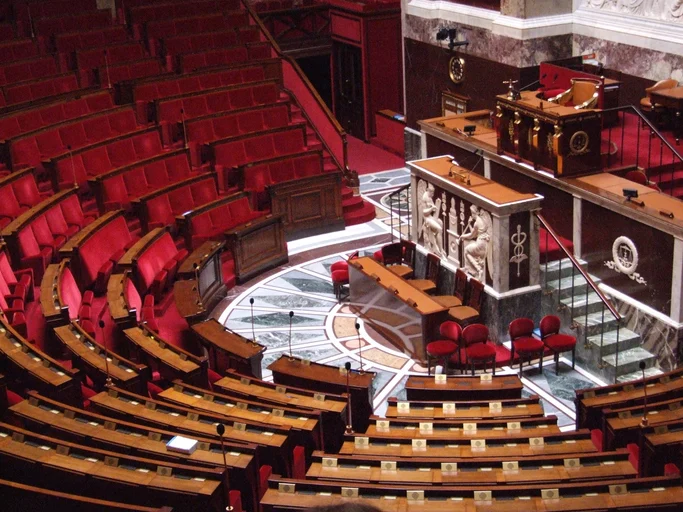 Emiciclo del parlamento francese