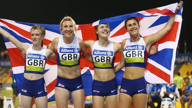 La squadra di atletica femminile britannica