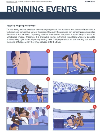 Alzare il livello: linee guida per una copertura mediatica rispettosa nell'atletica femminile