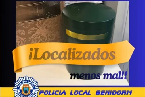 Urna funeraria trovata in un negozio