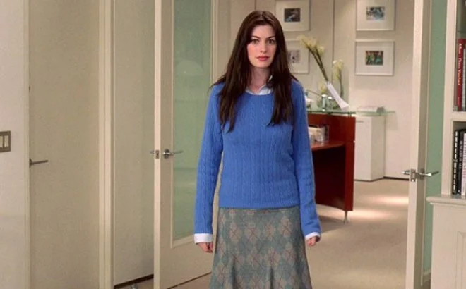 Il maglione ceruleo di Anne Hathaway
