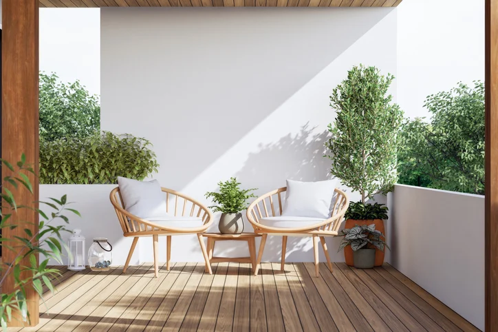 Una terrazza vuota