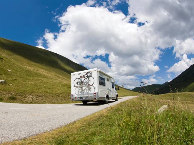 Camper sulla strada