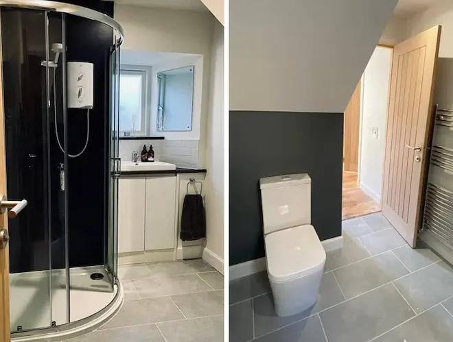 Un cottage trasformato in una piccola casa