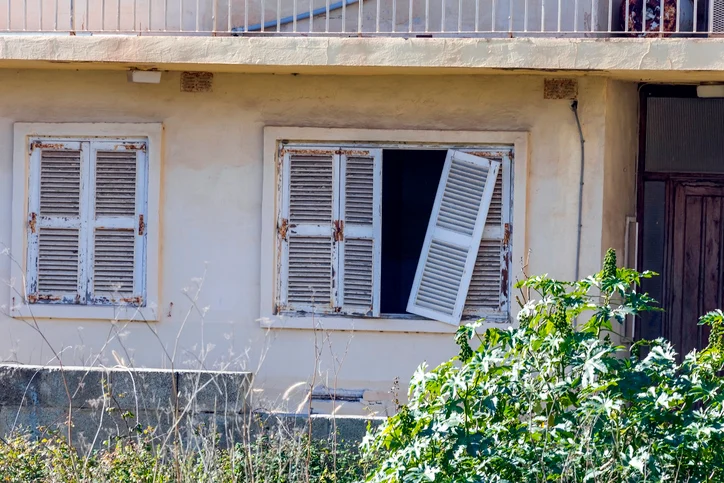 Una casa abbandonata