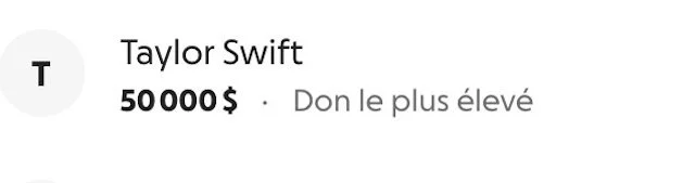 Schermata di GoFundMe