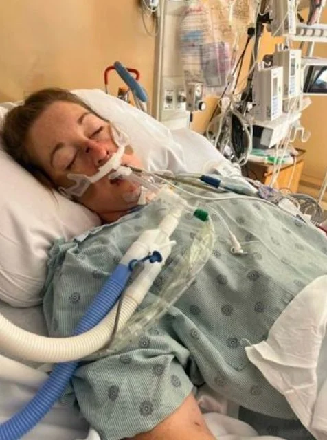 Ashley Taunton in ospedale