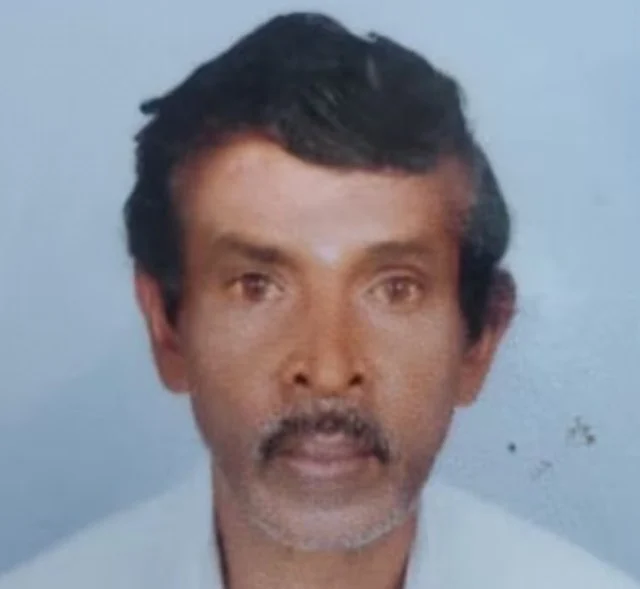 Il contadino 58enne di nome Balakrishnan