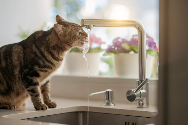 Un gatto alla spina