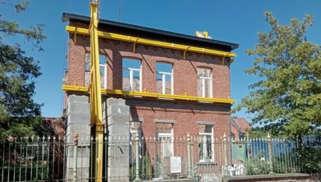 L'edificio in cui è stato ritrovato il tesoro