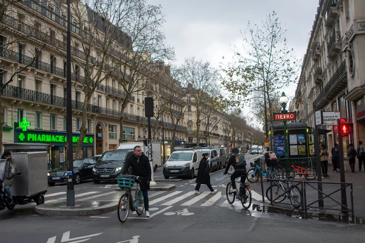 Ciclisti a Parigi