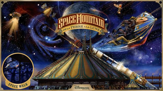 Attrazione Space Mountain – Dalla Terra alla Luna