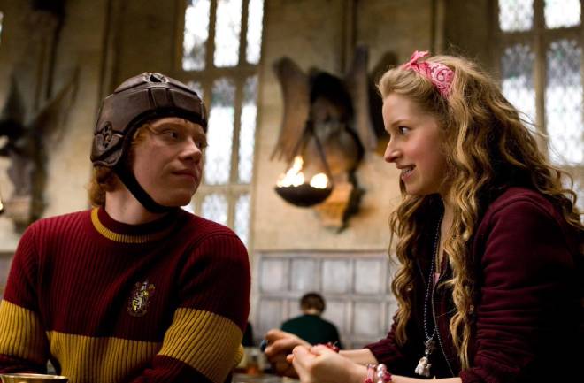 Ron Weasley e Lavanda Brown in Harry Potter