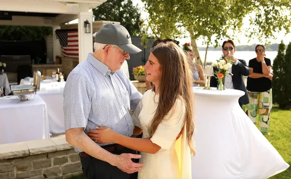 Natalie Kunzler e suo nonno