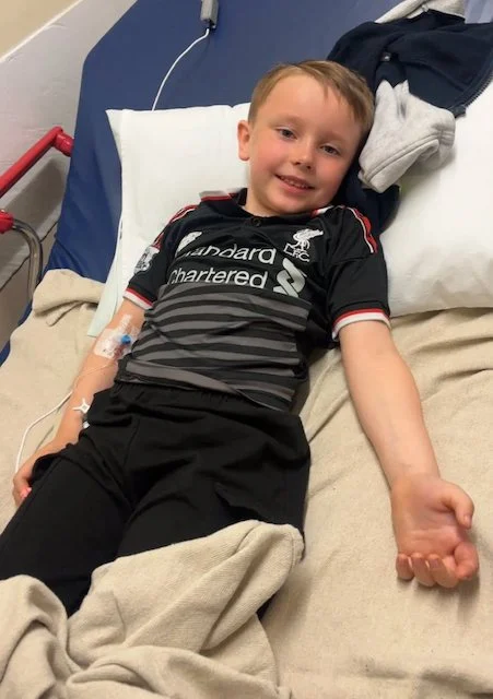 Kenzie Macrae durante il suo ricovero in ospedale