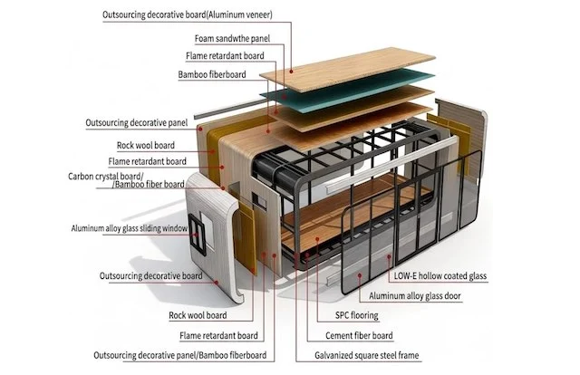 Lo studio da giardino commercializzato da Amazon