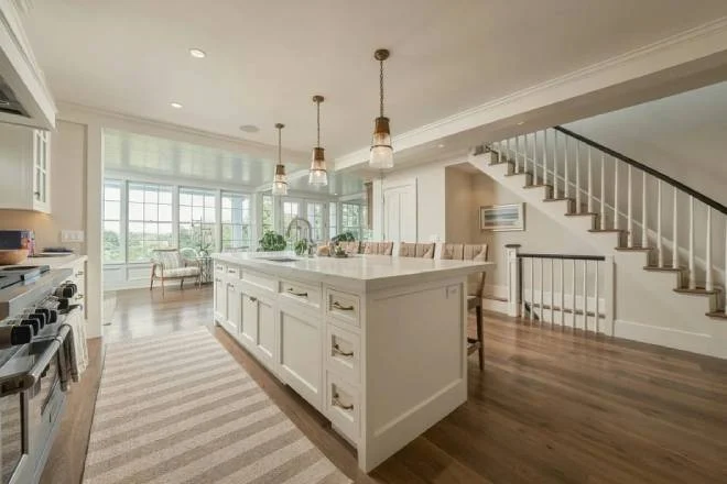 La cucina della George C. Gardner House a Nantucket